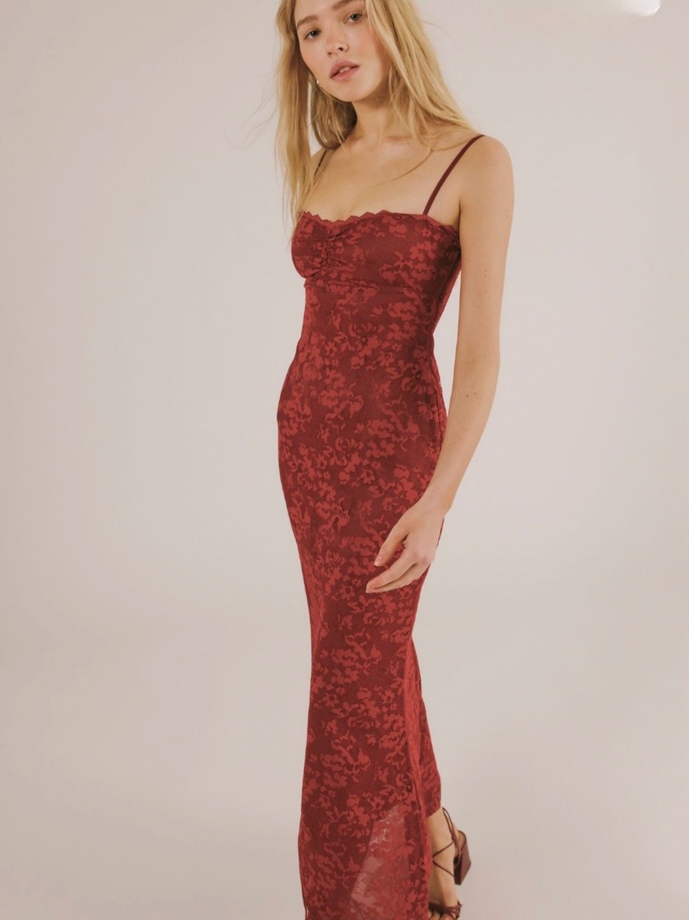 Free People Studio Lexie Lace Maxi Dress NWT - Picture 4 of 9
